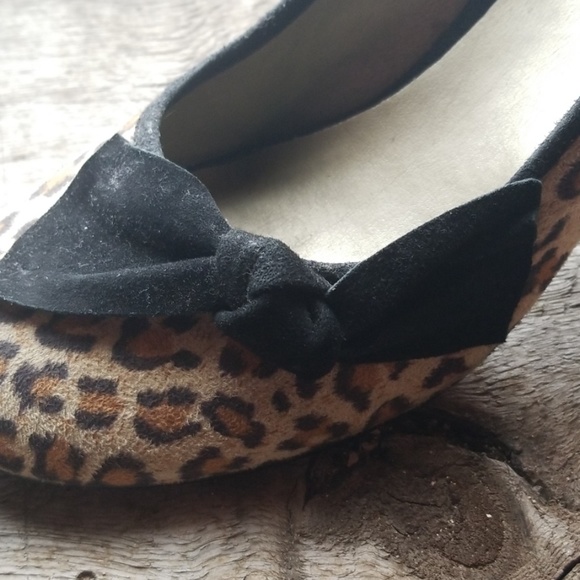 Faux suede leopard heels - Picture 2 of 6